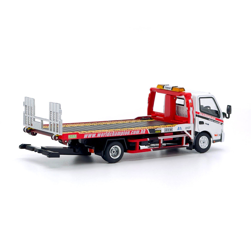 Tiny 1/64 HINO 300 World Champion Tow Truck City Diecast Scale Model Car