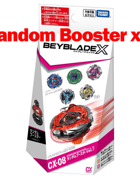 (Pre-order / Shipping Date: end of Jul 2026) Takara Tomy Beyblade X CX-08 Random Booster Vol. 7 (Random x 1)