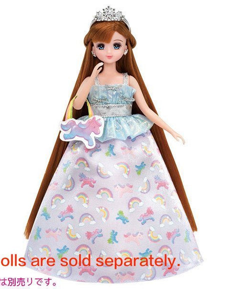 Takara Tomy Licca Chan Dress - Yumeiro Yumekawa Rainbow Dress Set