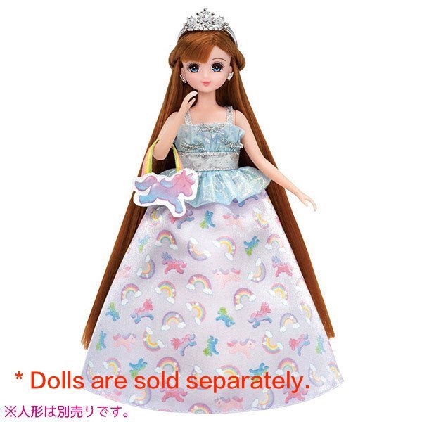 Takara Tomy Licca Chan Dress - Yumeiro Yumekawa Rainbow Dress Set