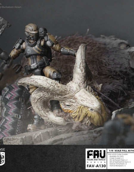 Acid Rain x Toy Alliance FAV-A130 Cinder Invader Cinder Invader 1/18 Figure