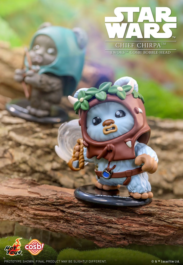 Hot Toys Star Wars Ewoks Cosbi Bobble-Head Collection Figure Set (Set of 8)