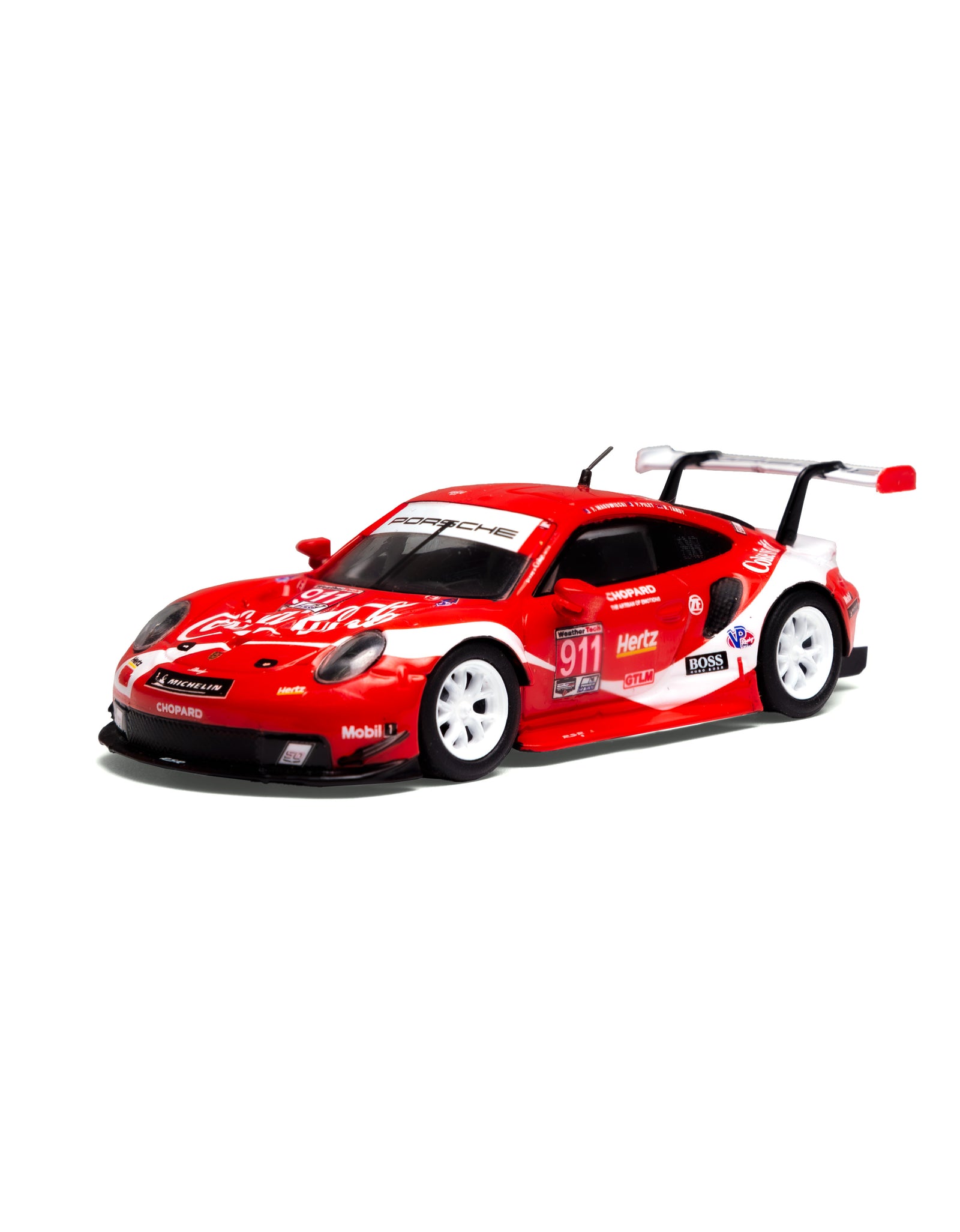 SPARKY 1/64 PORSCHE 911 RSR 2019 COCA-COLA #911 #912 PETIT LEMANS CAR SET
