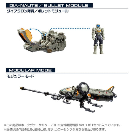 Takara Tomy diaclone tm-37 tactical mover hawk versalter /ou <cosmo squardron >