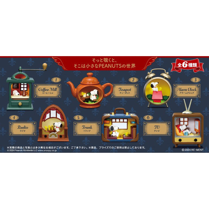Re-ment Snoopy Antique Diorama Collection (Set of 6 pcs)