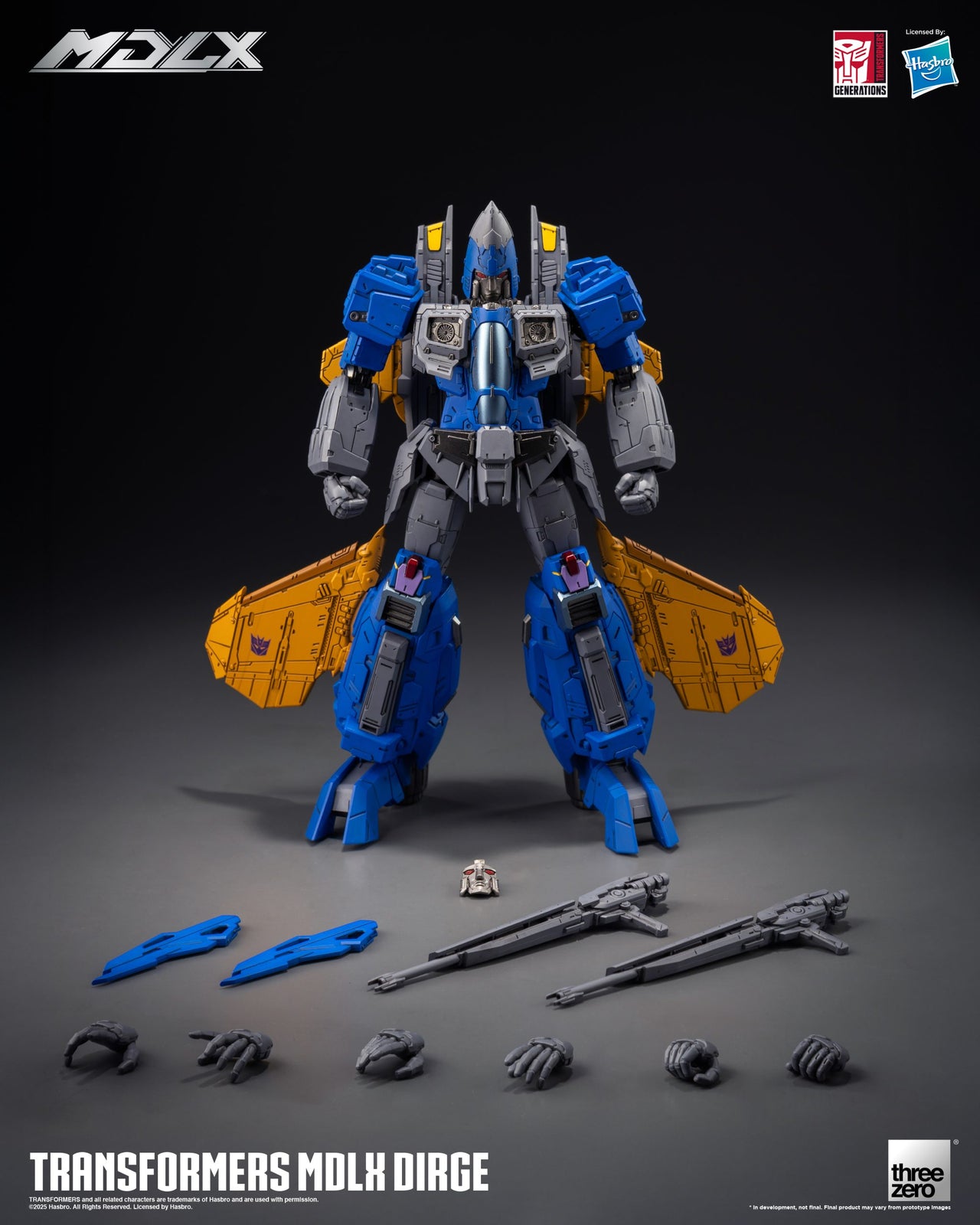 Threezero Transformers MDLX Action Figure Dirge 20 CM