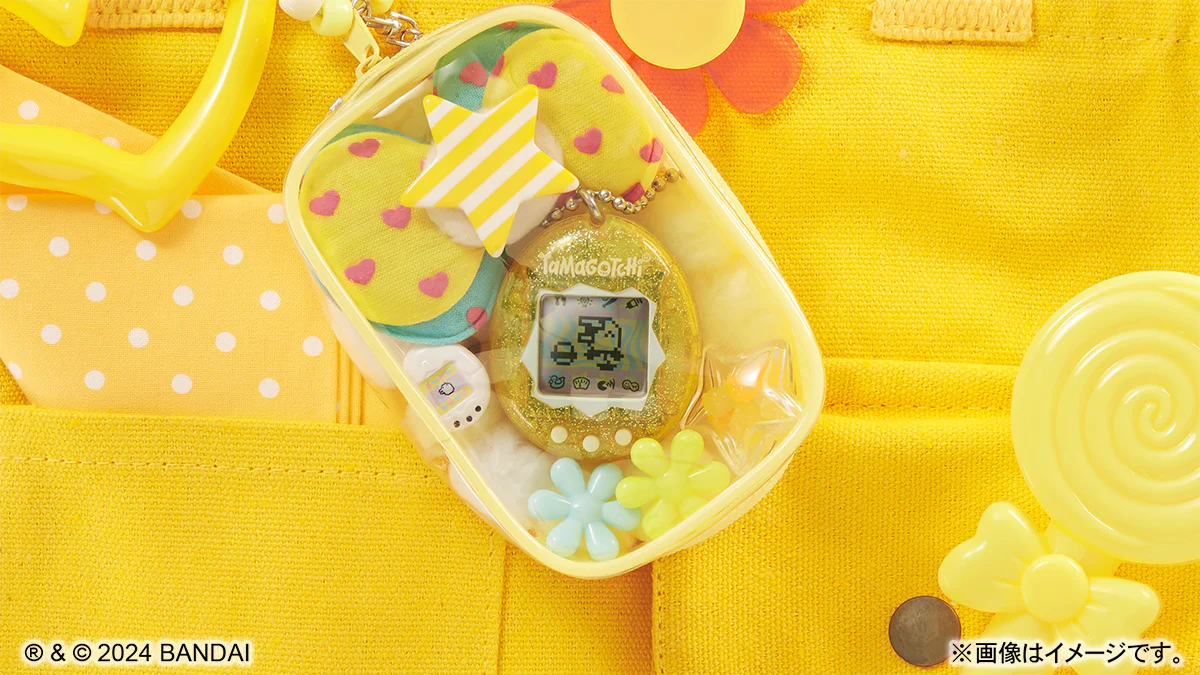 Bandai Tamagotchi The ORIGINAL LIKE ME! GEN1 COLOR COLLECTION YELLOW