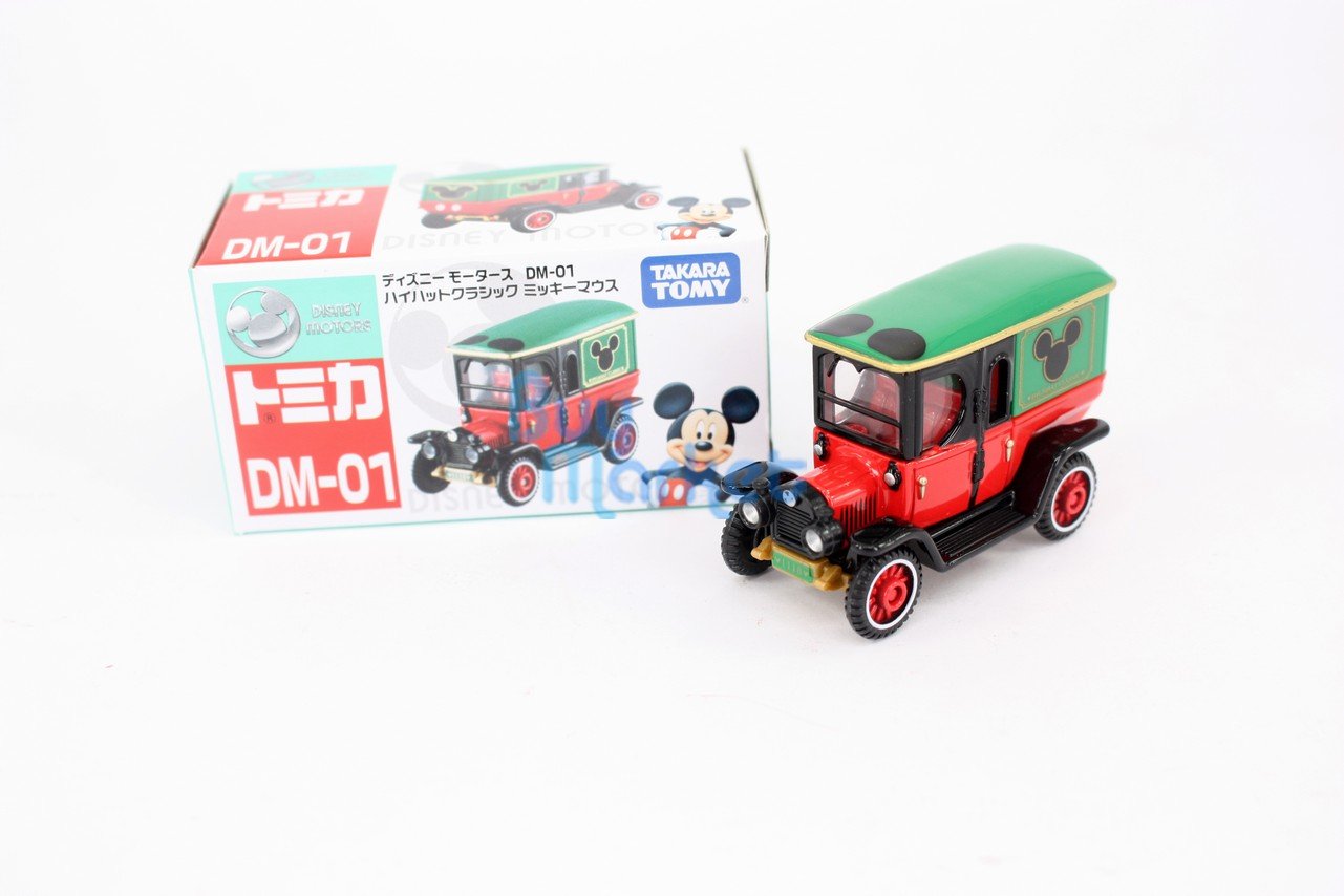 Takara Tomy Tomica Disney Motor DM-01 High Hat Classic Mickey Mouse Diecast