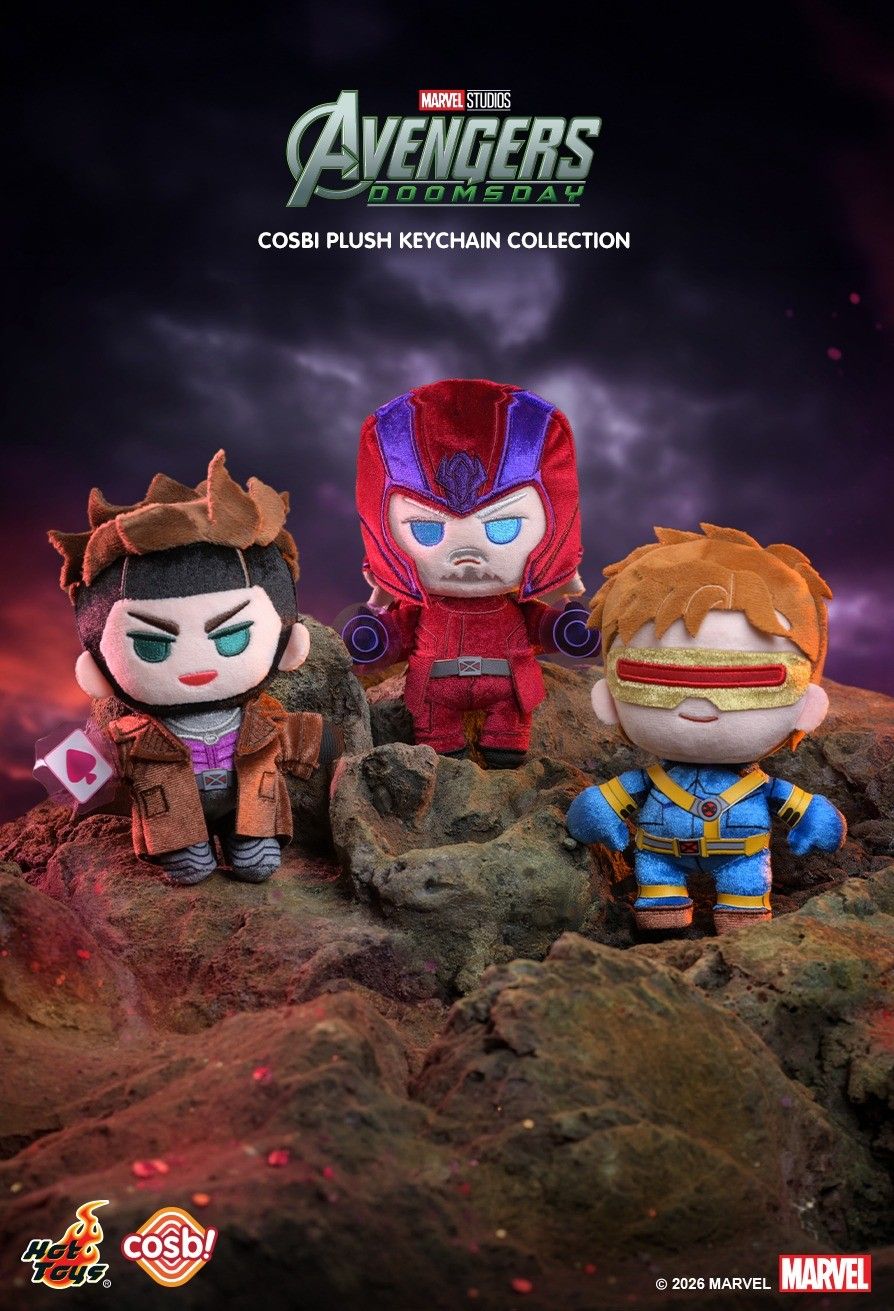 Hot Toys Marvel Avengers Doomsday Cosbi Plush Keychain Collection(Full set of 8)