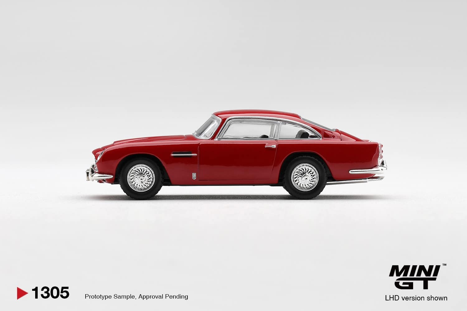 (Pre-order) Mini GT #1305 Aston Martin DB5 Fiesta Red LHD Diecast Model Car
