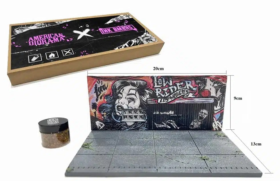 American Diorama 1:64 Street Art Diorama: LA Lowrider #AD-2423