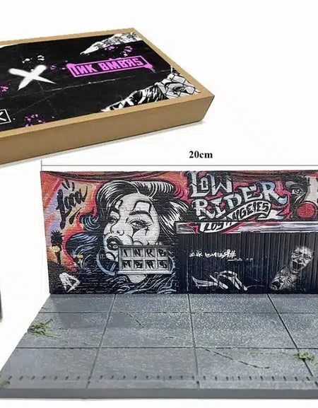 American Diorama 1:64 Street Art Diorama: LA Lowrider #AD-2423