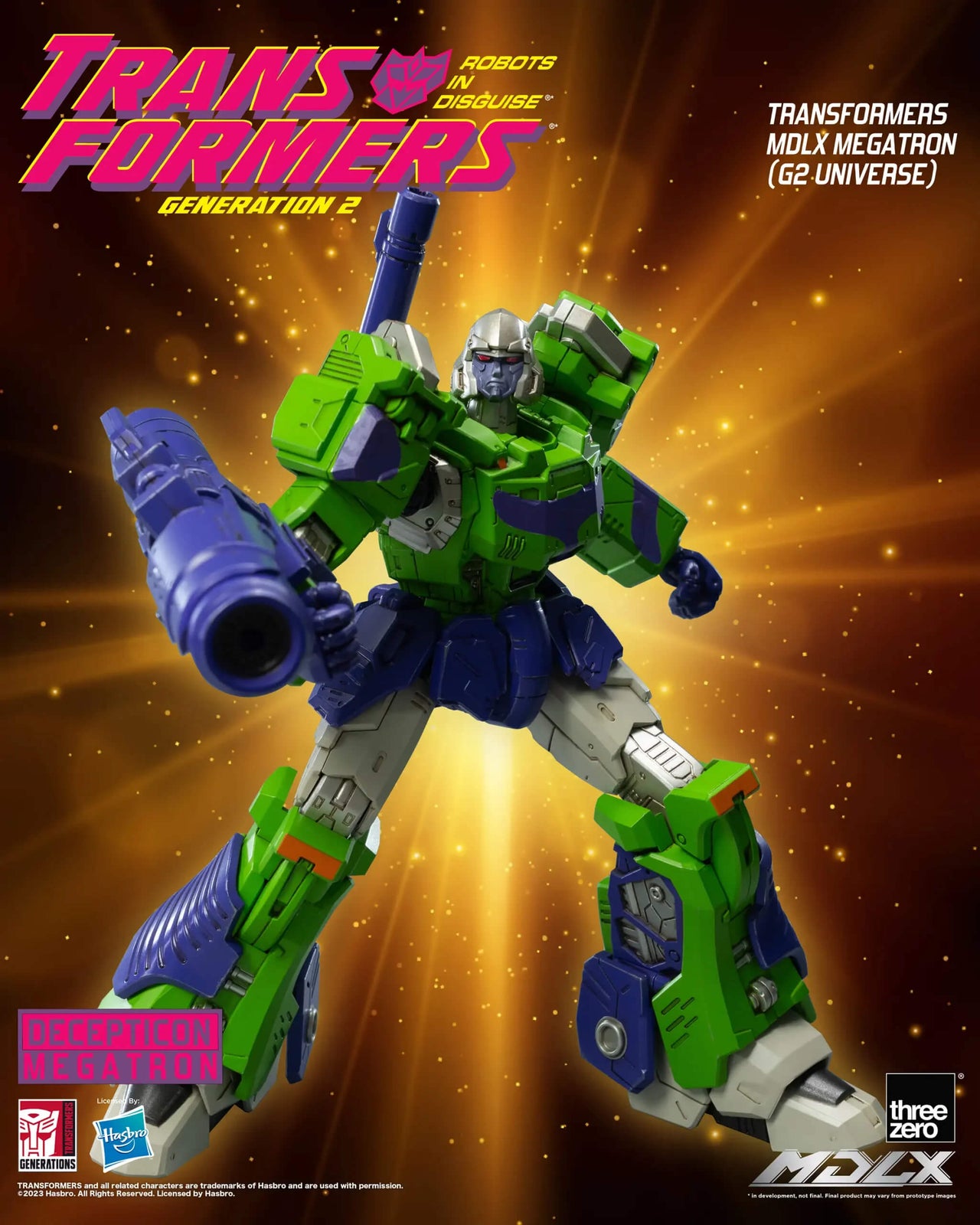 Threezero MDLX Action Figure - Transformers Megatron (G2 Universe)