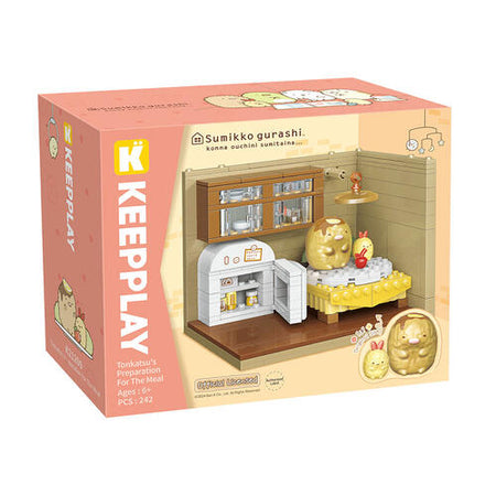 Qman Keeppley Sumikko Tonkatsu's Preparation For The Meal Building Block Set
