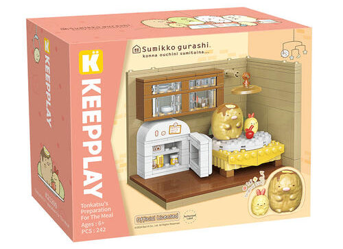 Load image into Gallery viewer, Qman Keeppley Sumikko Tonkatsu's Preparation For The Meal Building Block Set
