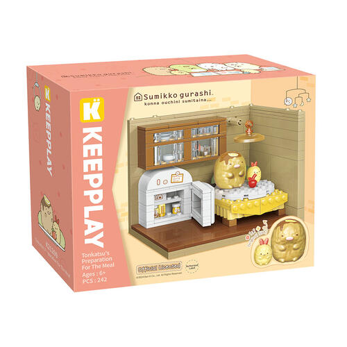 Qman Keeppley Sumikko Tonkatsu's Preparation For The Meal Building Block Set