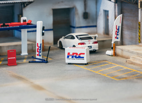 Load image into Gallery viewer, Tarmac Works 1/64 Garage tools set  Honda Racing Diorama
