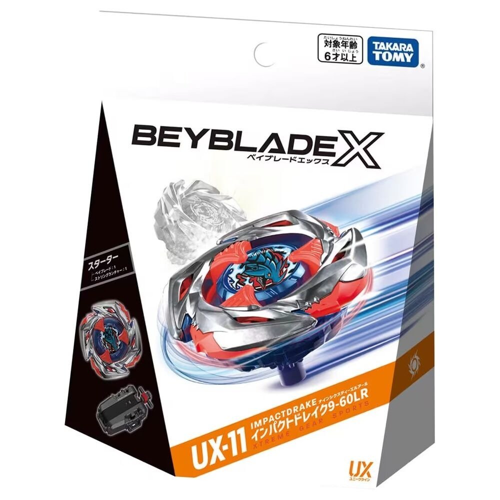 Takara Tomy Beyblade X Starter Set UX-11 Impact Drake 9-60LR