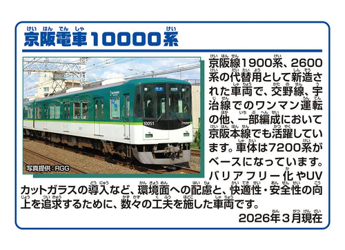 Load image into Gallery viewer, Takara Tomy Plarail Kyoto Keihan Electric Train 10000 Series &amp; Inari Shrine
