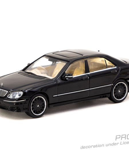 Tarmac Works 1/64 Mercedes-Benz S-Class Wald Black Diecast Model Car