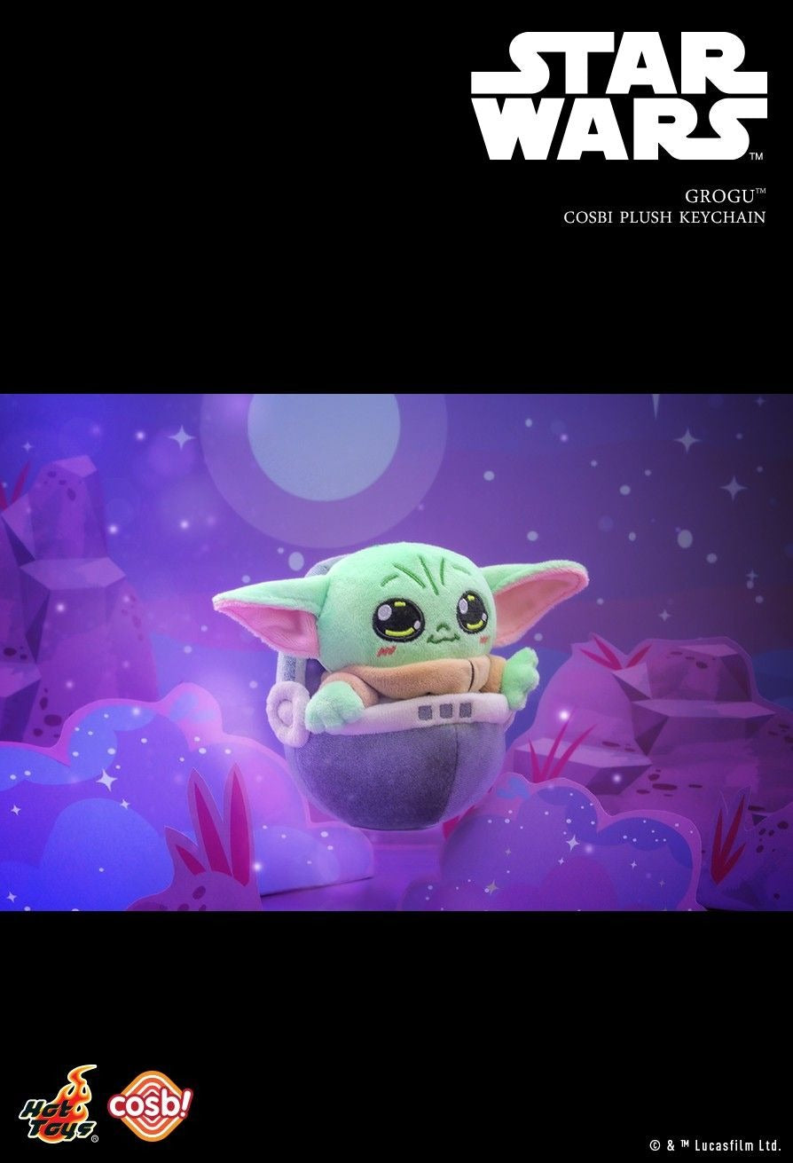 Hot Toys Star Wars Grogu Cosbi Plush Keychain Collection (Full set of 6)