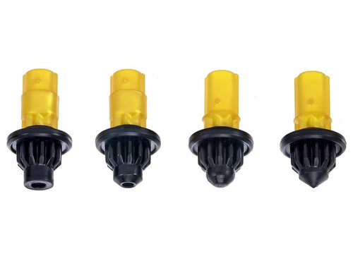 Load image into Gallery viewer, Takara Tomy App Exclusive: BEYBLADE X BX-00 Bit Set F/T/B/N Gold x Black Parts
