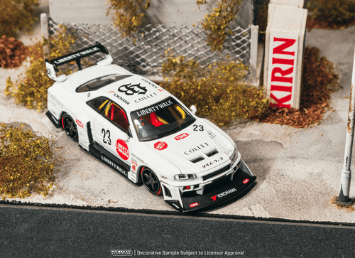 Load image into Gallery viewer, (Pre-order) Tarmac Works 1/64 LB-ER34 Super Silhouette SKYLINE White Diecast
