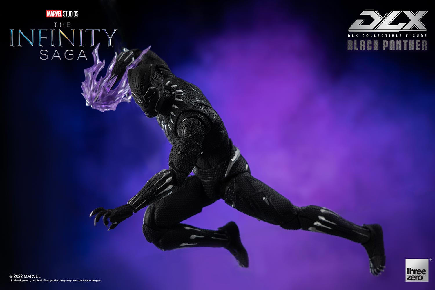ThreeZero Marvel Studios The Infinity Saga DLX Black Panther Figure