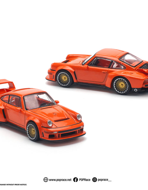 Load image into Gallery viewer, POPRACE 1/64 SINGER DLS TURBO (TRACK) ORANGE *New Tooling Model Car
