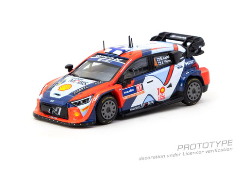 Load image into Gallery viewer, Tarmac Works 1:64 Hyundai i20 N Rally1 Hybrid Rally Sweden 2024
