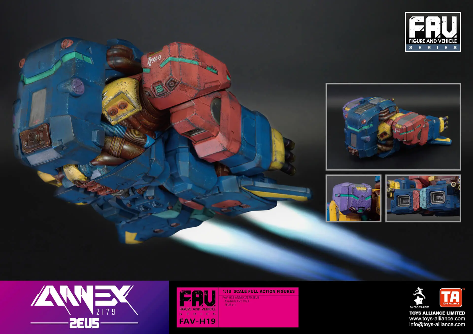 TOYS ALLIANCE ANNEX 2179 FAV-H19 2EU5 1:18 Action figure