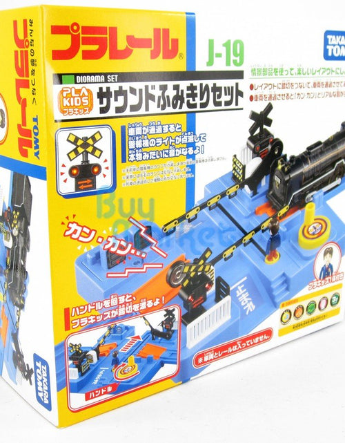Load image into Gallery viewer, Takara Tomy Plarail Rail Train Accessories J-19 Plakids Sound Crossing Set Toy
