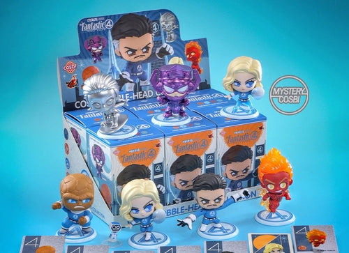 Load image into Gallery viewer, Hot Toys The Fantastic Four: First Steps Cosbi Bobble-Head Collection Full set 6
