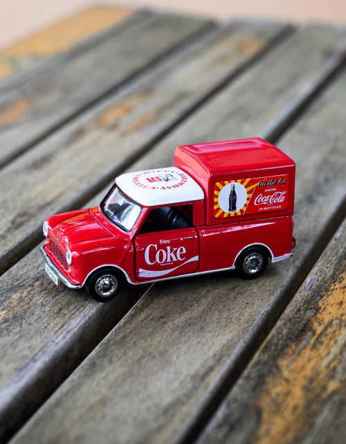 Load image into Gallery viewer, Tiny City Die-cast Model Car - 1/50 Morris Mini Pickup Coca-Cola
