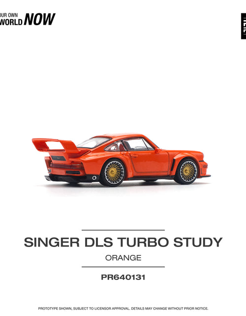 Load image into Gallery viewer, POPRACE 1/64 SINGER DLS TURBO (TRACK) ORANGE *New Tooling Model Car
