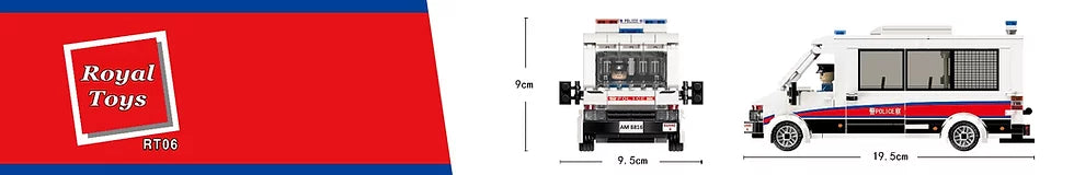 Royal Toys Building Blocks City Story Bricks RT06: Hong Kong Emergency Unit (405 Pcs/Pzs)