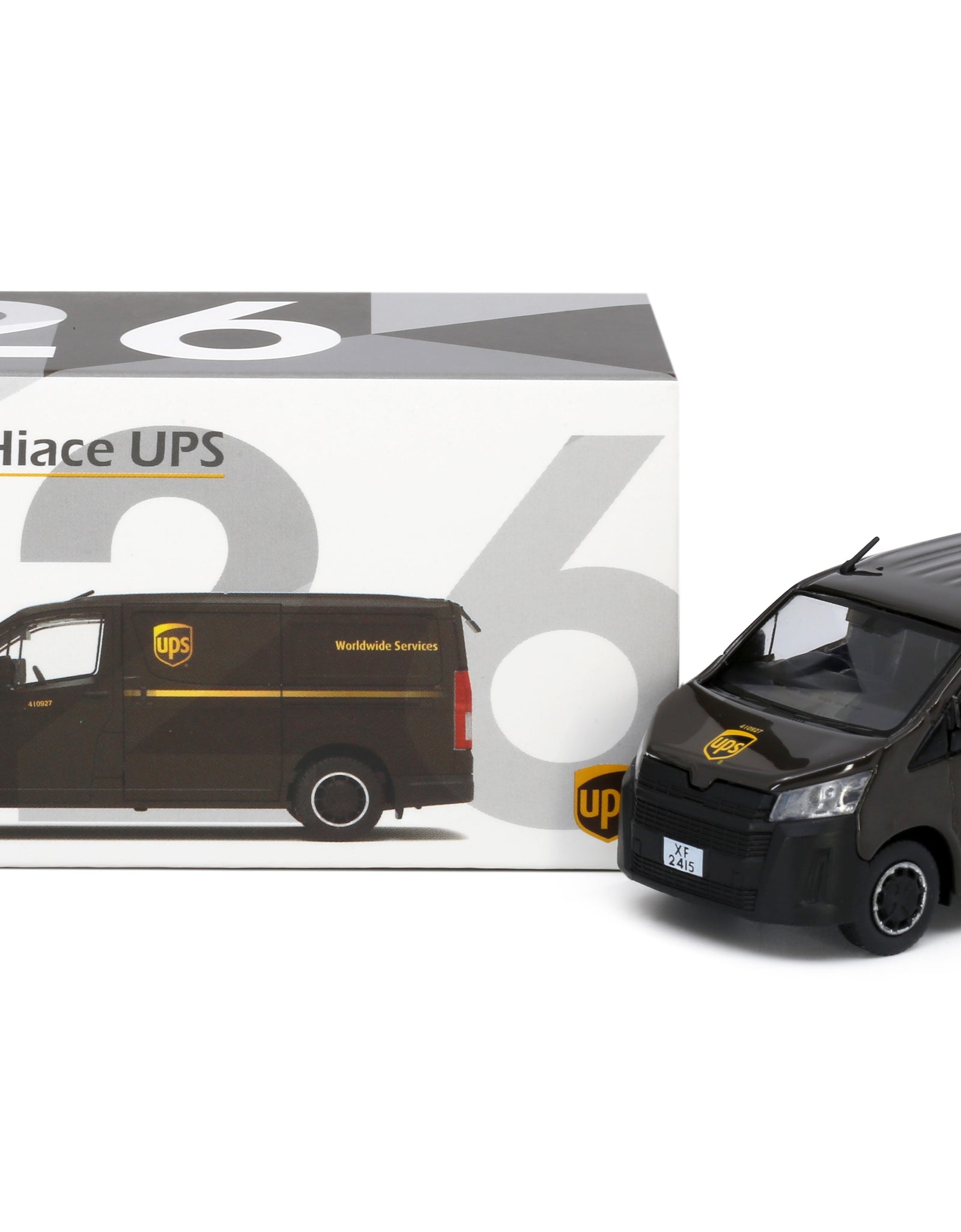 Tiny City #126 1:64 Die-cast Model Car - Toyota Hiace H300 UPS