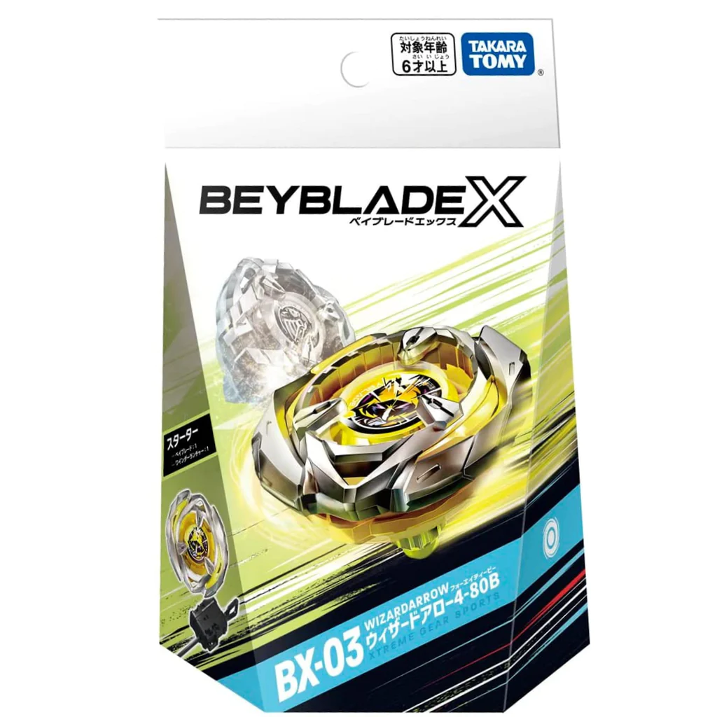 Takara Tomy Beyblade X Starter BX-03 Wizard Arrow 4-80B