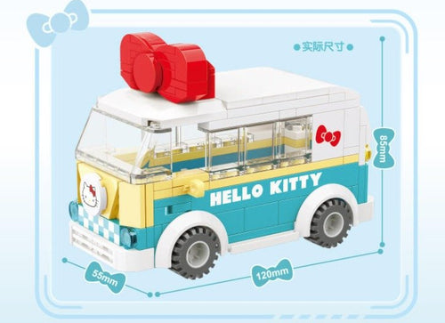 Load image into Gallery viewer, Keeppley Building Blocks Toy #K20806 : Sanrio Hello Kitty Mini Bus

