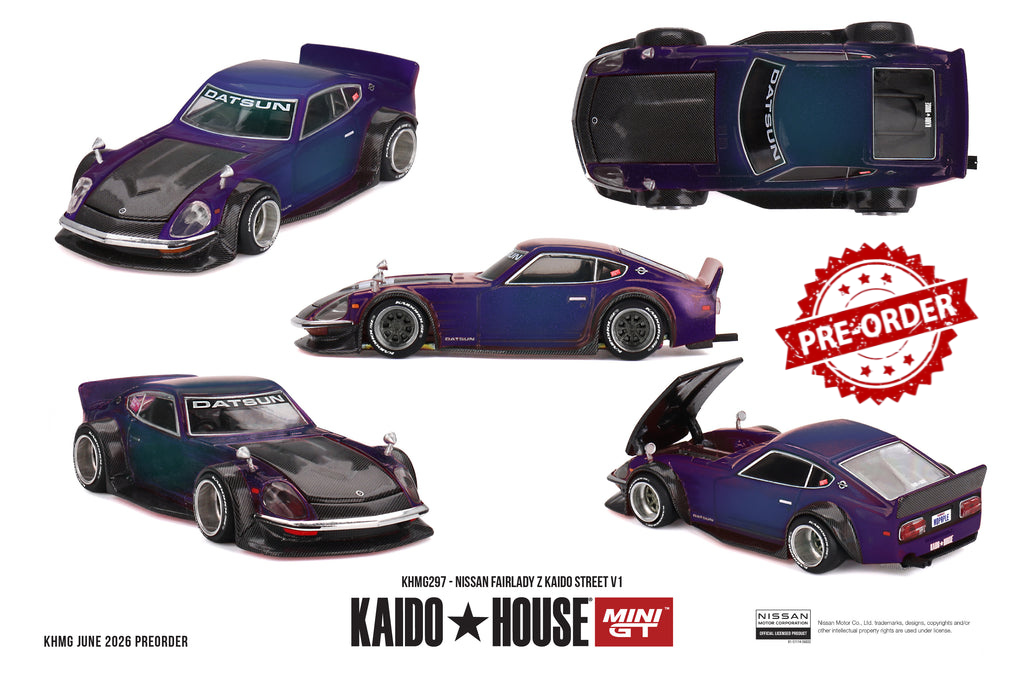 (Pre-order) Mini GT x Kaido House Nissan Fairlady Z Kaido Street V1 #KHMG297