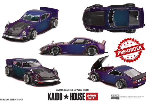 Load image into Gallery viewer, (Pre-order) Mini GT x Kaido House Nissan Fairlady Z Kaido Street V1 #KHMG297
