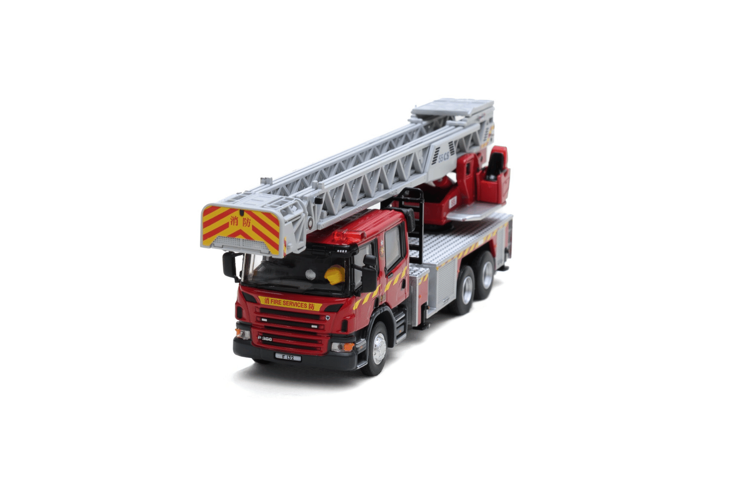 Tiny City Die-cast Model Car 1/76 - Scania HKFSD Turntable Ladder 55M (F132)