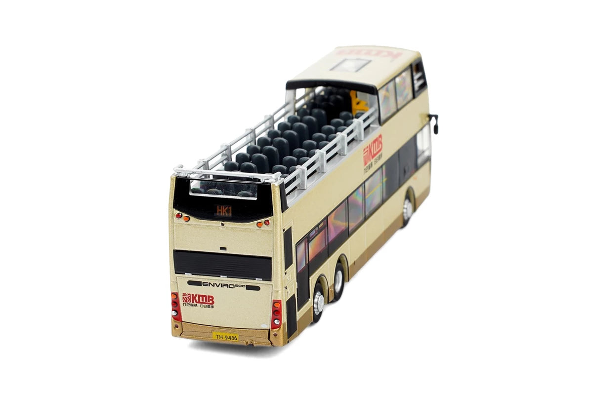 Tiny City Die-cast 1/110 - KMB ADL Enviro500 MMC 12M Open-top Bus (HK1)(Gold)