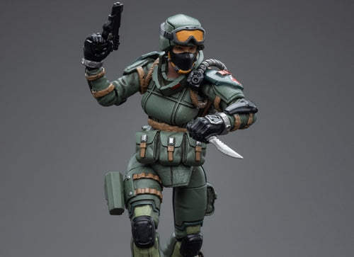 Load image into Gallery viewer, JOYTOY x Corvus Belli Infinity 1:18 Ariadna Tankhunter Regiment 2 Action Figure
