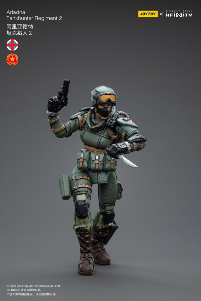 JOYTOY x Corvus Belli Infinity 1:18 Ariadna Tankhunter Regiment 2 Action Figure