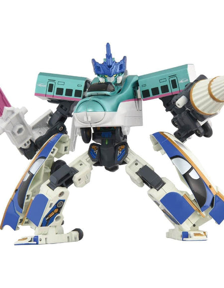 Takara Tomy Shinkansen SGX Shinkalion E5 Hayabusa + E7 Kagayaki Link Combine Set