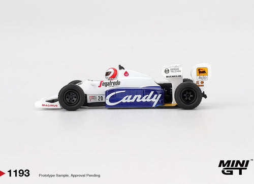 Load image into Gallery viewer, (Pre-order)MINI GT #1193 Toleman TG184 #20 Johnny Cecotto 1984 Monaco Grand Prix
