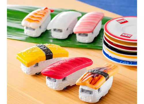 Load image into Gallery viewer, Takara Tomy Dream Tomica Sushi Tomica Vol.1 Collection Box Set 6pcs full set
