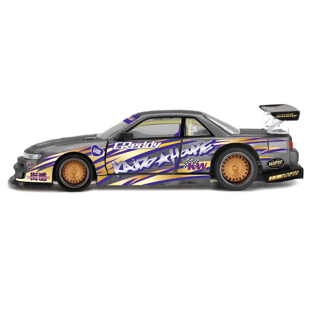 Kaido House X Mini GT Nissan Silvia S13-R KAIDO DRIFT V1 #KHMG235