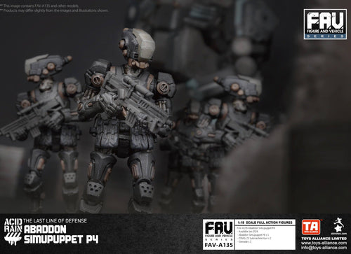 Load image into Gallery viewer, Acid Rain x Toy Alliance FAV-A135 Abaddon Simupuppet P4 Figure Set
